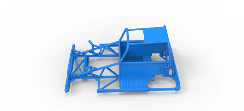 Frame of New Zealand Ministock car Version 3 Scale 1:25 - Model preview 7