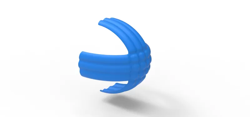Braking Parachute for Dragster Version 4 Scale 1:25 - Model preview 6