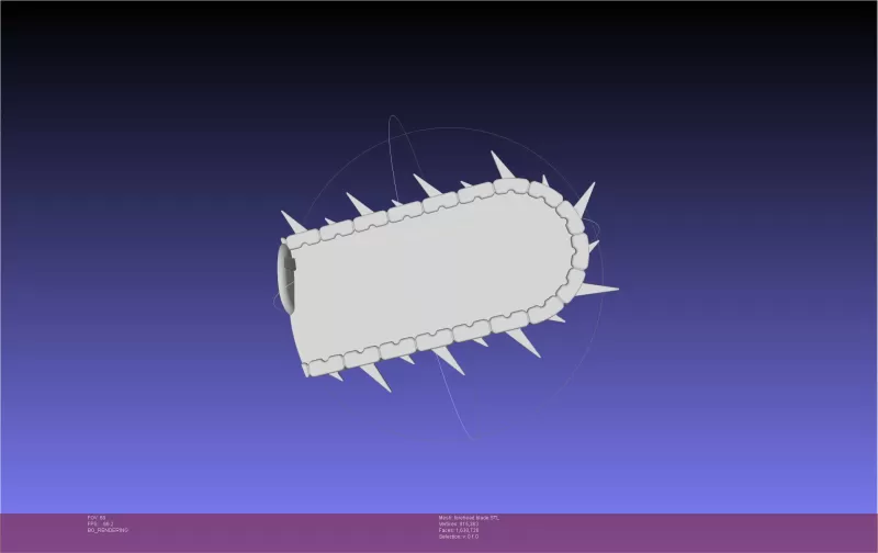 Chainsaw Man Denji Head Stump Blade - Model preview 1