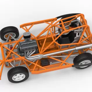BriSCA Formula 2 Stock Car Base Scale 1:25 - Model thumbnail 4