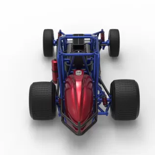 Dirt Silver Crown Car Base Scale 1:25 - Model thumbnail 17