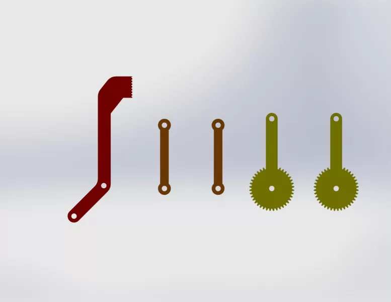 Mechanical gripper - Model preview 13