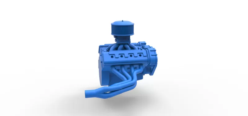 Engine of New Zealand Superstock car Scale 1:25 - Model preview 15