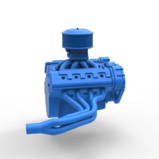 Engine of New Zealand Superstock car Scale 1:25 - Model thumbnail 15