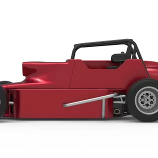 Pavement Silver Crown Car Version 2 Scale 1:25 - Model thumbnail 9