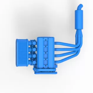 Engine of New Zealand Minisprint Scale 1:25 - Model thumbnail 7