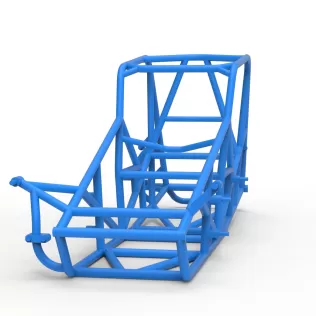 Frame of Silver Crown Car Version 3 Scale 1:25 - Model thumbnail 4