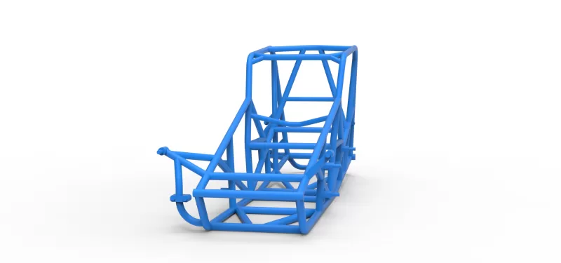 Frame of Silver Crown Car Version 3 Scale 1:25 - Model preview 4