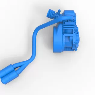 Engine of Quarter Midget Scale 1:16 - Model thumbnail 5
