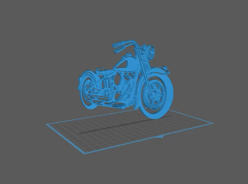 Harley Davidson - Knucklehead Wall Art - Model preview 1