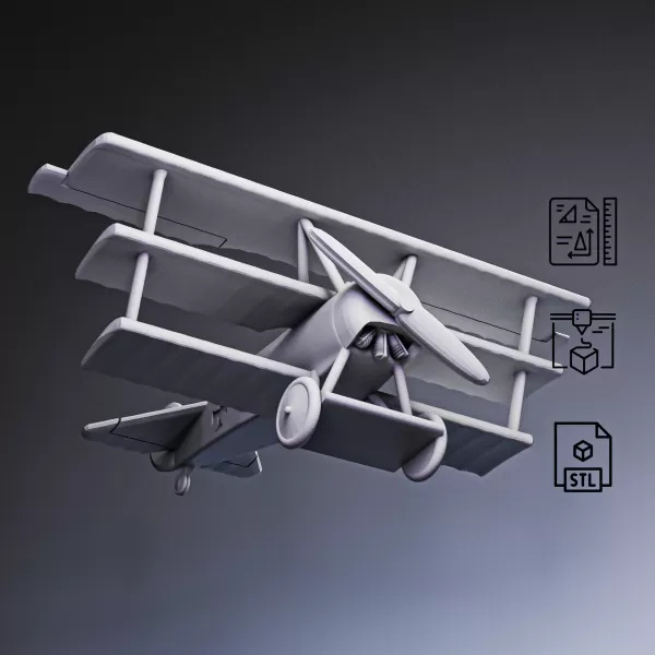 WWI Triplane Fighter #RoZ - Model preview 2