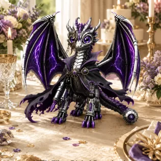 Shadow Mecha Dragon STL File for 3D Print