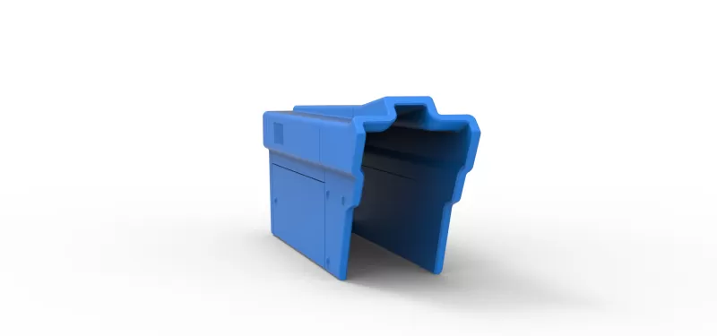 Hood of Pulling tractor Version 1 Scale 1:25 - Model preview 11