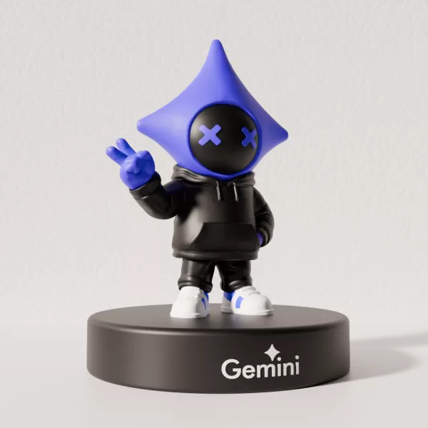 Gemini Inspired AI Mascot - Model preview 6