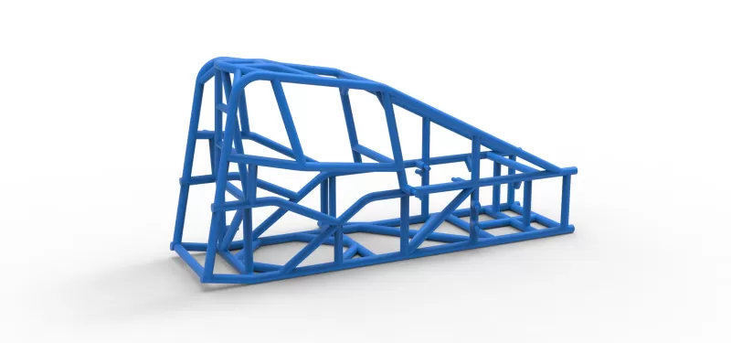 Frame of Three Quarter Midget Scale 1:25 - Model preview 13