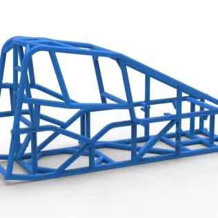 Frame of Three Quarter Midget Scale 1:25 - Model thumbnail 13